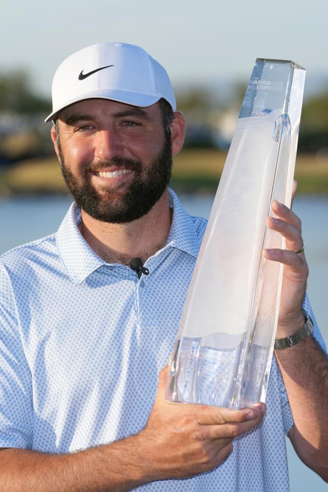 스코티 셰플러는 151번째 출전 대회에서 20승을 거둬 우즈95개 대회 잭 니클라우스127개 대회에 이어 세 번째로 적은 대회에서 20승 고지를 밟은 선수에 이름을 올렸다 사진연합뉴스·로이터