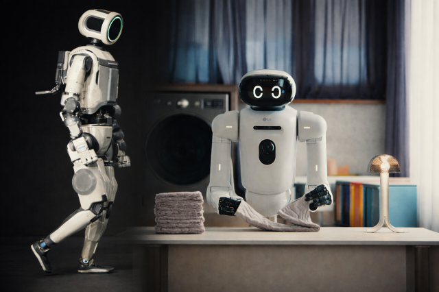 현대차의 아틀라스와 LG전자의 클로이드 사진제공현대차그룹 LG전자