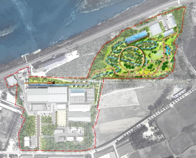 연어자연산란장 전체계획도 사진양양군
