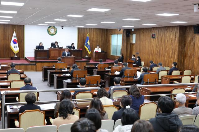 동해시의회 제358회 임시회 개회 사진동해시의회