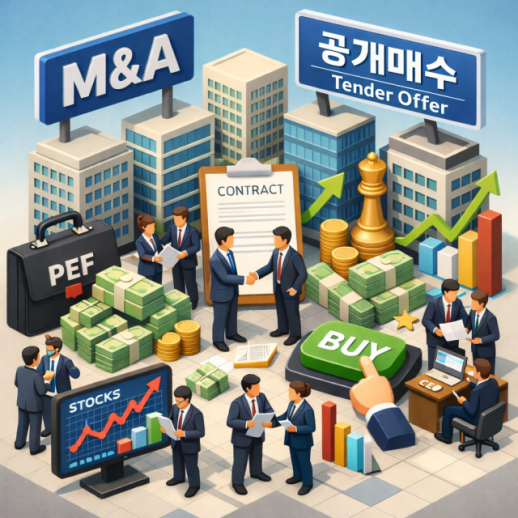 의무 되기 전 서두른다 공개매수로 달아오른 M&A 시장