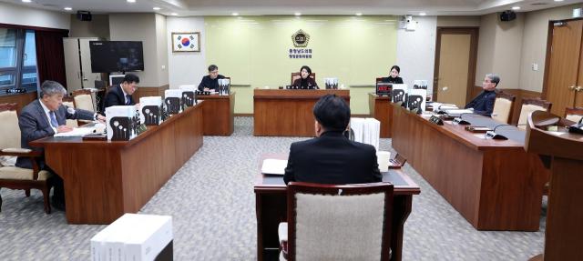 제363회 임시회 제4차 행정문화위원회 모습사진충남도의회