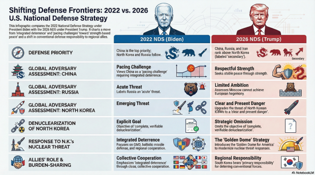 Graphic illustration generated by NotebookLM based on publicly available US National Defense Strategy documents