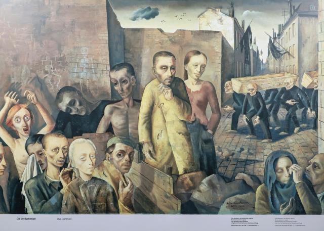 Painting The Damned by Felix Nussbaum captured at exhibition Remembering for the Future on Jan 27 2026 AJP Yoo Na-hyun
