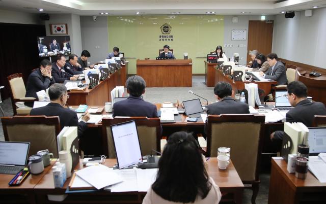 제363회 임시회 제2차 교육위원회 모습사진충남도의회