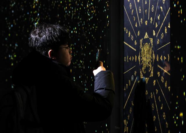 The “CookieRun Kingdom” art collaboration exhibition Legacy of the Great Kingdom is underway at Ara Art Center in Insa-dong Seoul on Jan 23 2026 AJP Yoo Na-hyun