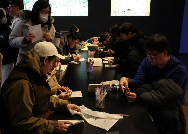 The “CookieRun Kingdom” art collaboration exhibition Legacy of the Great Kingdom is underway at Ara Art Center in Insa-dong Seoul on Jan 23 2026 AJP Yoo Na-hyun