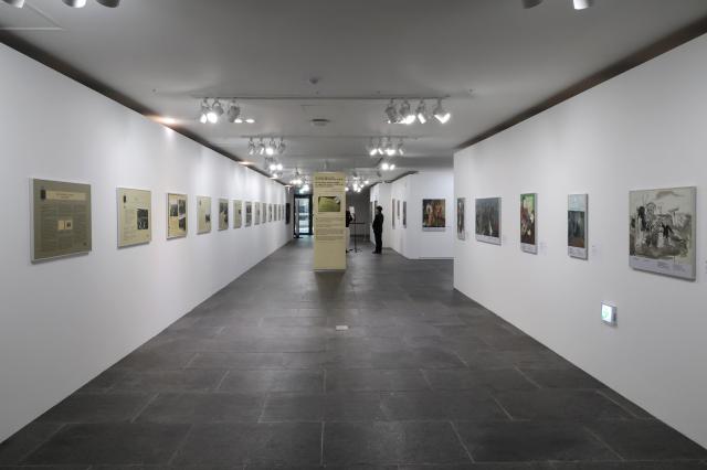 The exhibition “Remembering for the Future,” commemorating the Holocaust, is on display at the Democracy Movement Memorial Hall in Yongsan District, Seoul, on Jan. 27, 2026. AJP Yoo Na-hyun