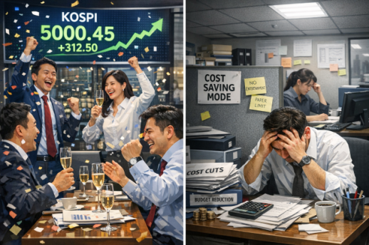  불장에 대형 증권사만 잔칫집…중소형 증권사는 마른수건 쥐어짠다