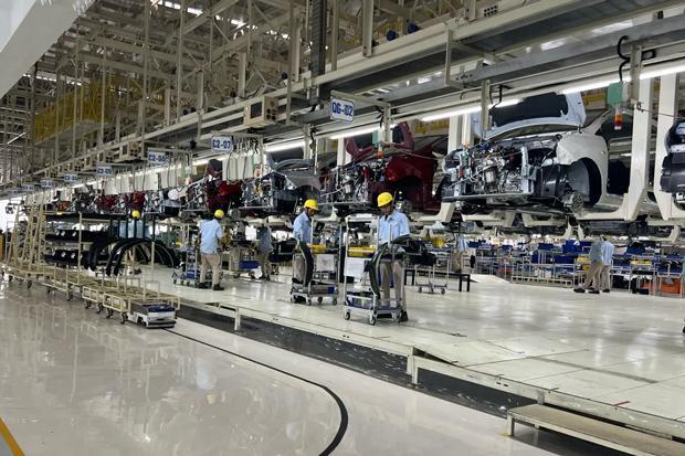 다이하츠공업의 현지 공장 생산 라인 사진아스트라 다이하츠 모터 제공