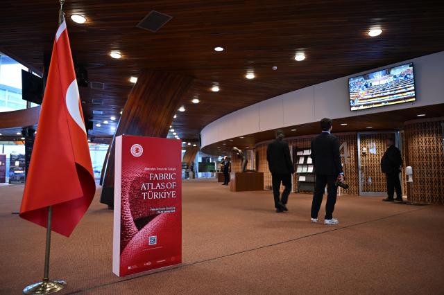 Turkish textile heritage exhibition opens at the Council of Europe