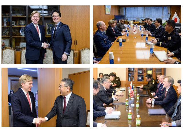 美 콜비, 日 외무·방위 차관 연쇄 회담…동맹 방위비·美 국방전략 협의