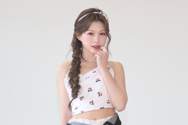 Katrina of Bling One CN poses for a photo at the World K-pop Center in Jung-gu Seoul Jan 28 2026 AJP Han Jun-gu