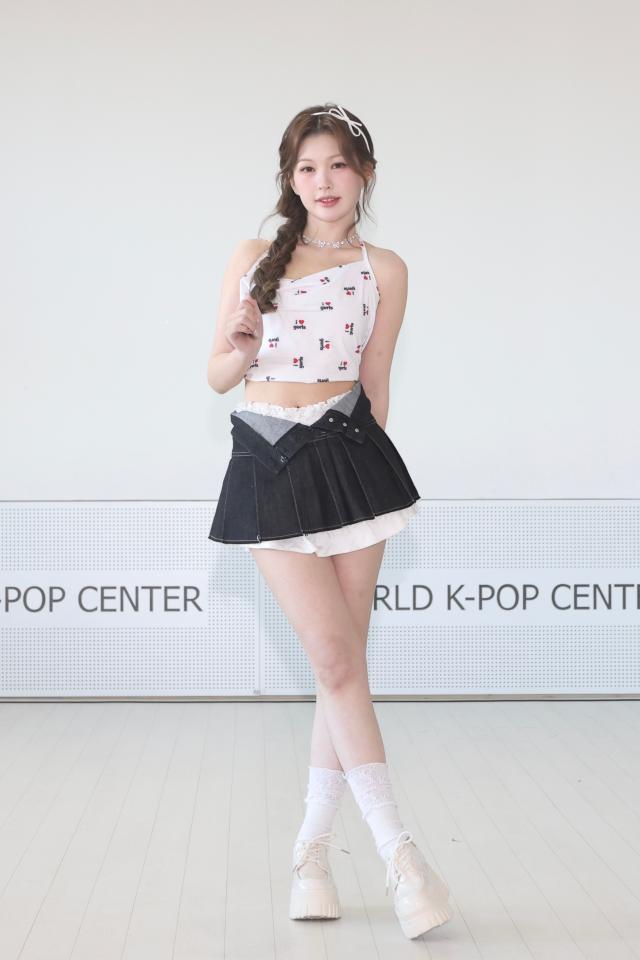 Katrina of Bling One CN poses for a photo at the World K-pop Center in Jung-gu Seoul Jan 28 2026 AJP Han Jun-gu