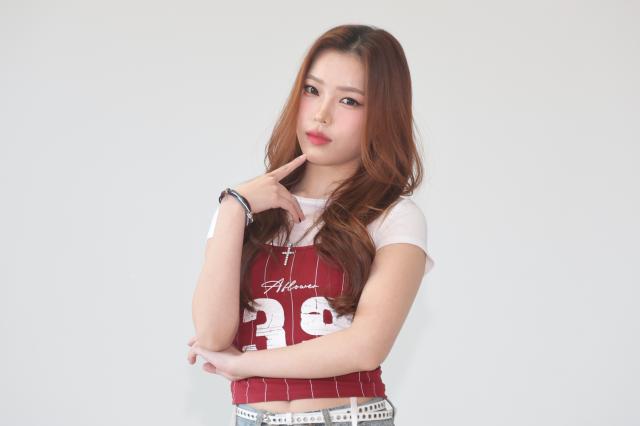 Allie of Bling One CN poses for a photo at the World K-pop Center in Jung-gu Seoul Jan 28 2026 AJP Han Jun-gu