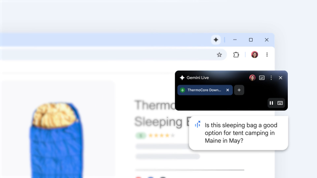 크롬에서 제미나이를 사용하는 모습 사진제미나이 홈페이지