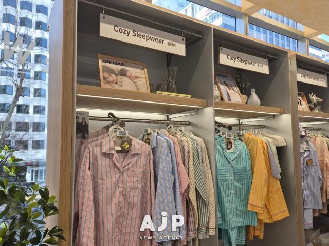 Sleep wear section inside of Olive Better AJP Candice Kim