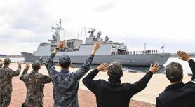 South Korean destroyer heads to India for fleet review, naval exercise