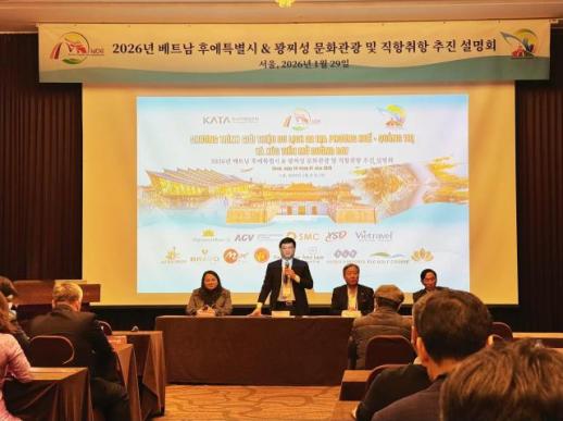 Huế-Quảng Trị tổ chức giới thiệu du lịch tại Hàn Quốc…Xúc tiến mở đường bay thẳng tới Seoul