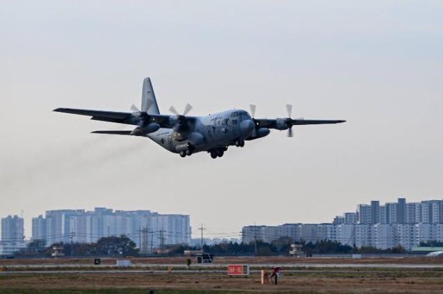 공군 C-130H 수송기 사진연합뉴스
