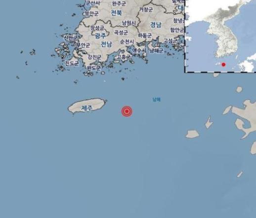 제주 서귀포 해역서 규모 2.0 추정 지진…피해 없을 것