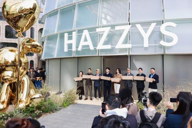 지난 28일 현지에서 열린 헤지스 스페이스H 상하이 플래그십 스토어 그랜드 오프닝 현장 사진LF