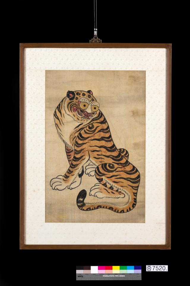 조선시대 민화 雲逋筆虎圖  자료국립중앙박물관