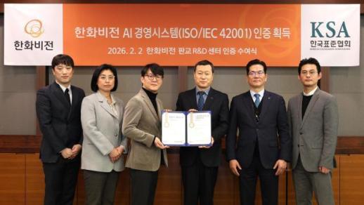 ハンファビジョン、AI国際標準認証を取得