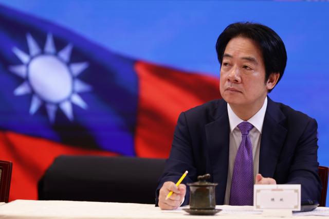 라이칭더 대만 총통이 3일 기자회견을 하고 있다 사진EPA연합뉴스
