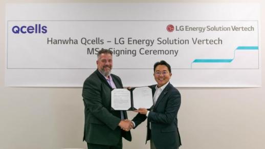 LG Energy Solution, Hanwha Qcells to build 5GWh solar-plus-storage infrastructure in U.S.