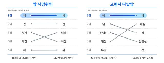 삼성화재가 세계 암의 날을 맞아 자사의 건강정보 통합플랫폼 건강DB를 활용해 가입 고객의 폐암 관련 의료이용 현황을 분석했다 사진삼성화재