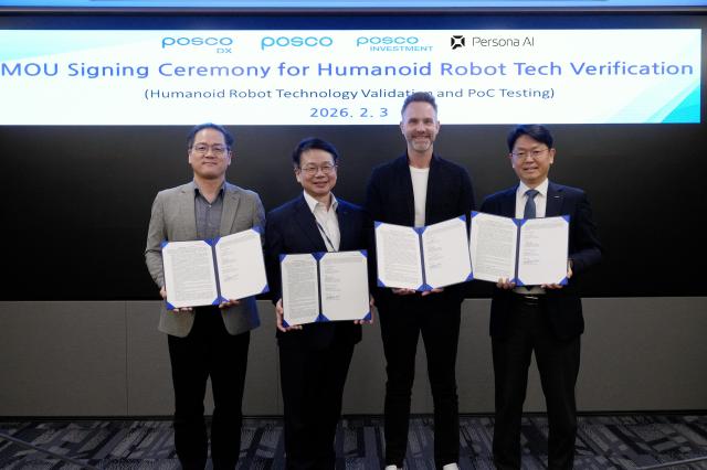 POSCO seeking to deploy Persona AIs humanoid robots for steelworks