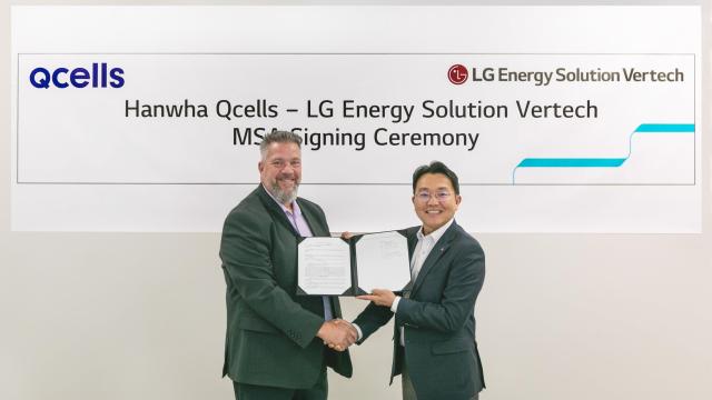 LG Energy Solution, Hanwha Qcells team up to target US energy storage boom