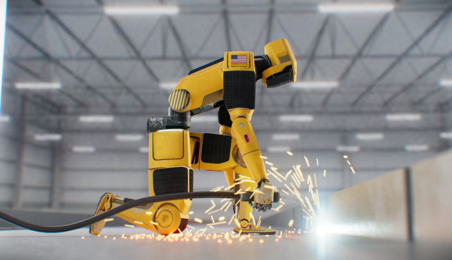 페르소나 AI가 개발 중인 휴머노이드 로봇 모형 이미지사진포스코DX