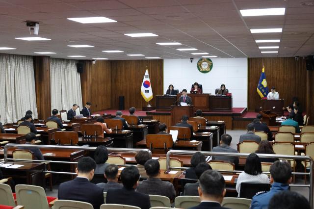 동해시의회 제358회 임시회 제6차 본회의 사진동해시의회