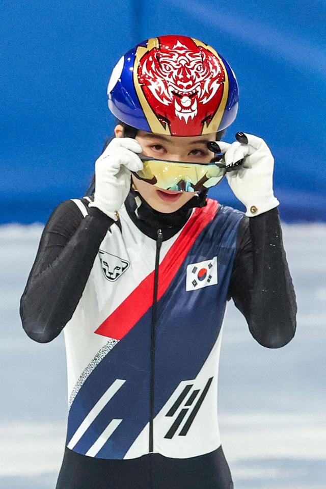 Kim Gil-li, competing in her first Olympics, is entered in five events at the Milan-Cortina Games: the mixed 2,000 relay, women’s 3,000 relay, and the 500, 1,000 and 1,500. [Photo=Yonhap]
