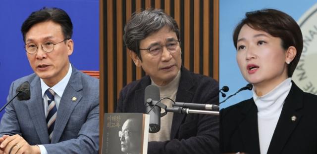 김민석 국무총리 유시민 작가 이언주 더불어민주당 최고위원  출처  연합뉴스 및 유튜브김어준의 겸손은힘들다 뉴스공장