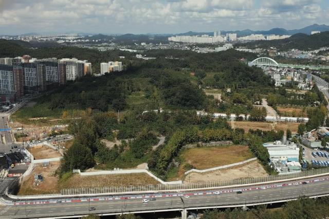 국방대 종전부동산 부지 전경 사진고양시