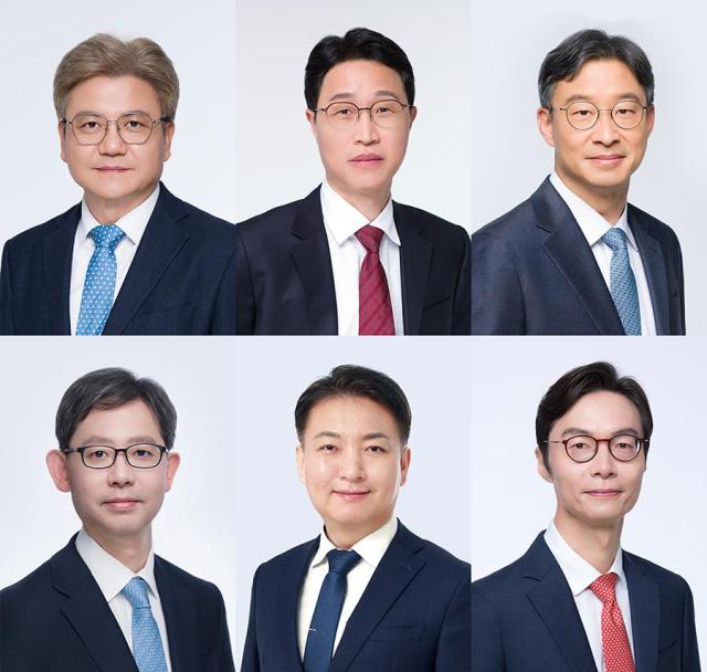 세종 기업형사재판팀의 왼쪽부터 시계방향으로최창영 최한순 강문경 도훈태 하태헌 김세종 변호사 사진법무법인 세종