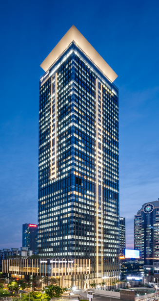 서울 영등포구 여의도에 있는 사학연금 서울회관 TP 타워의 전경 사진사학연금 제공