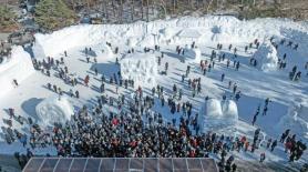 Snow-themed festival underway in Taebaek
