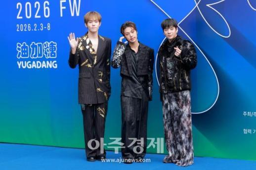 [포토] 엔카이브 하엘·엔·강산, 2026 F/W 서울패션위크 참석