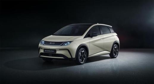 比亚迪在韩发布小型电动车海豚 