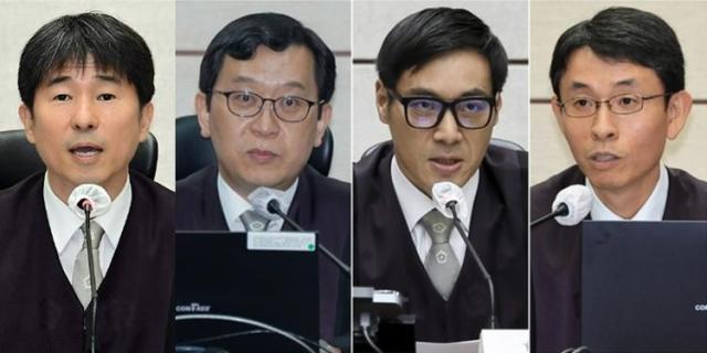 지귀연·이진관·백대현·우인성 부장판사 사진연합뉴스