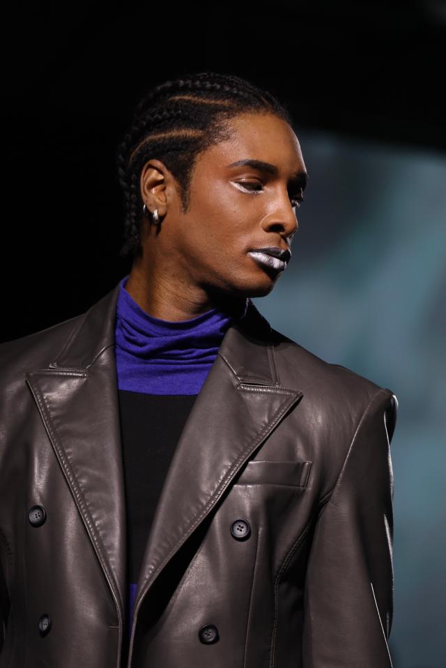 A model walks the runway at DDP in Jung-gu Seoul Feb 6 2026 AJP Han Jun-gu