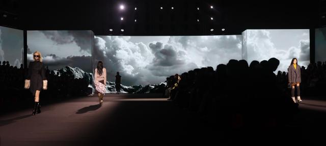 Models walk the runway at DDP in Jung-gu Seoul Feb 6 2026 AJP Han Jun-gu