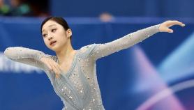 South Korea’s Shin Ji-a places fourth in women’s short program at Olympic team event