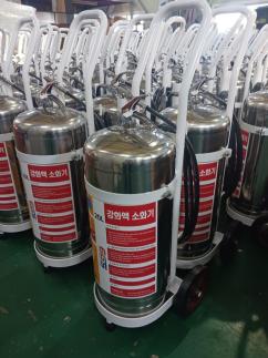 전기배터리 화재 초기 대응이 생명 가른다...EGS, 강화액A.B.C소화기 주목