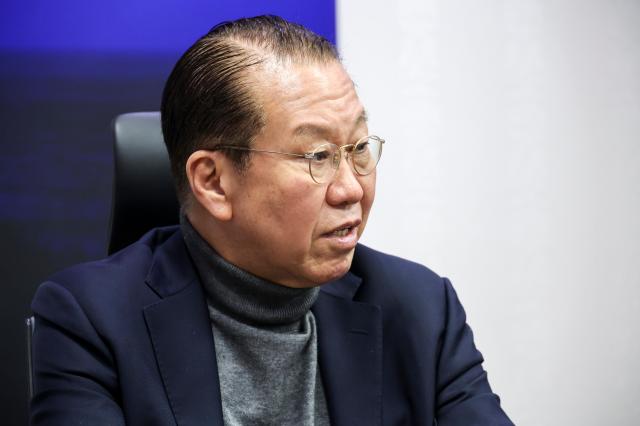 Rep Kwon Young-se speaks during an interview with AJP on Feb 5 2026  AJP Yoo Na-hyun