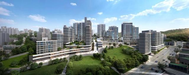 서울 성동구 금호21구역 재개발 단지 투시도 사진롯데건설